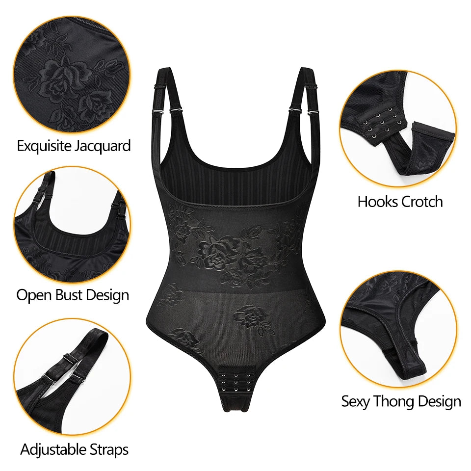 Women's Seamless Tummy Control Shapewear Bodysuit