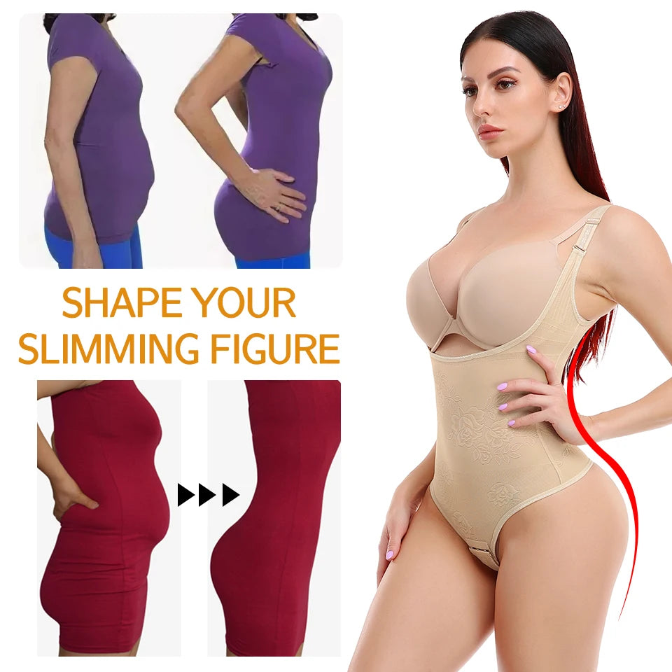 Women's Seamless Tummy Control Shapewear Bodysuit