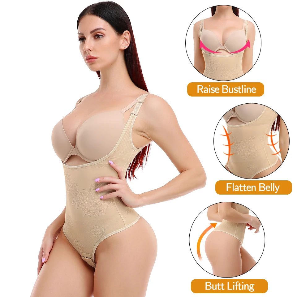 Women's Seamless Tummy Control Shapewear Bodysuit